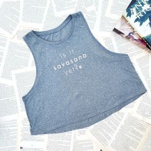 SWEATY BETTY Is It Savasana Yet Swing Tank
